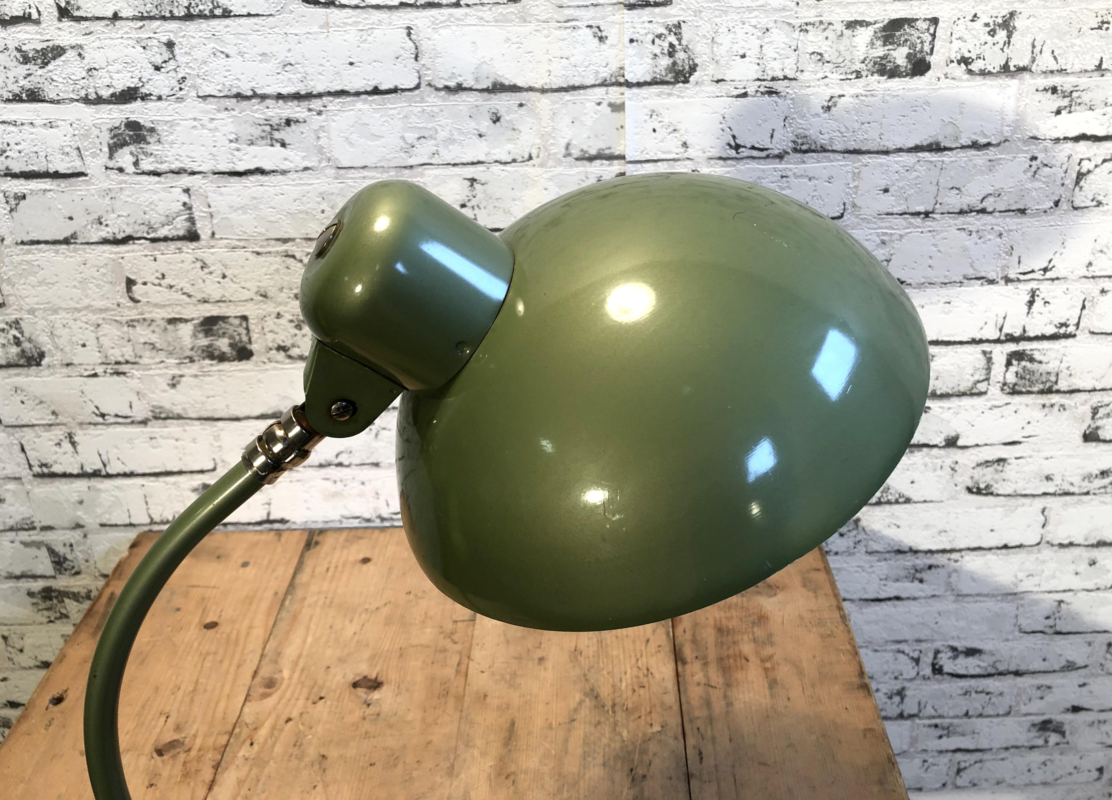 vintage green lamps