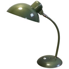 Vintage Green Industrial Desk Lamp, 1950s