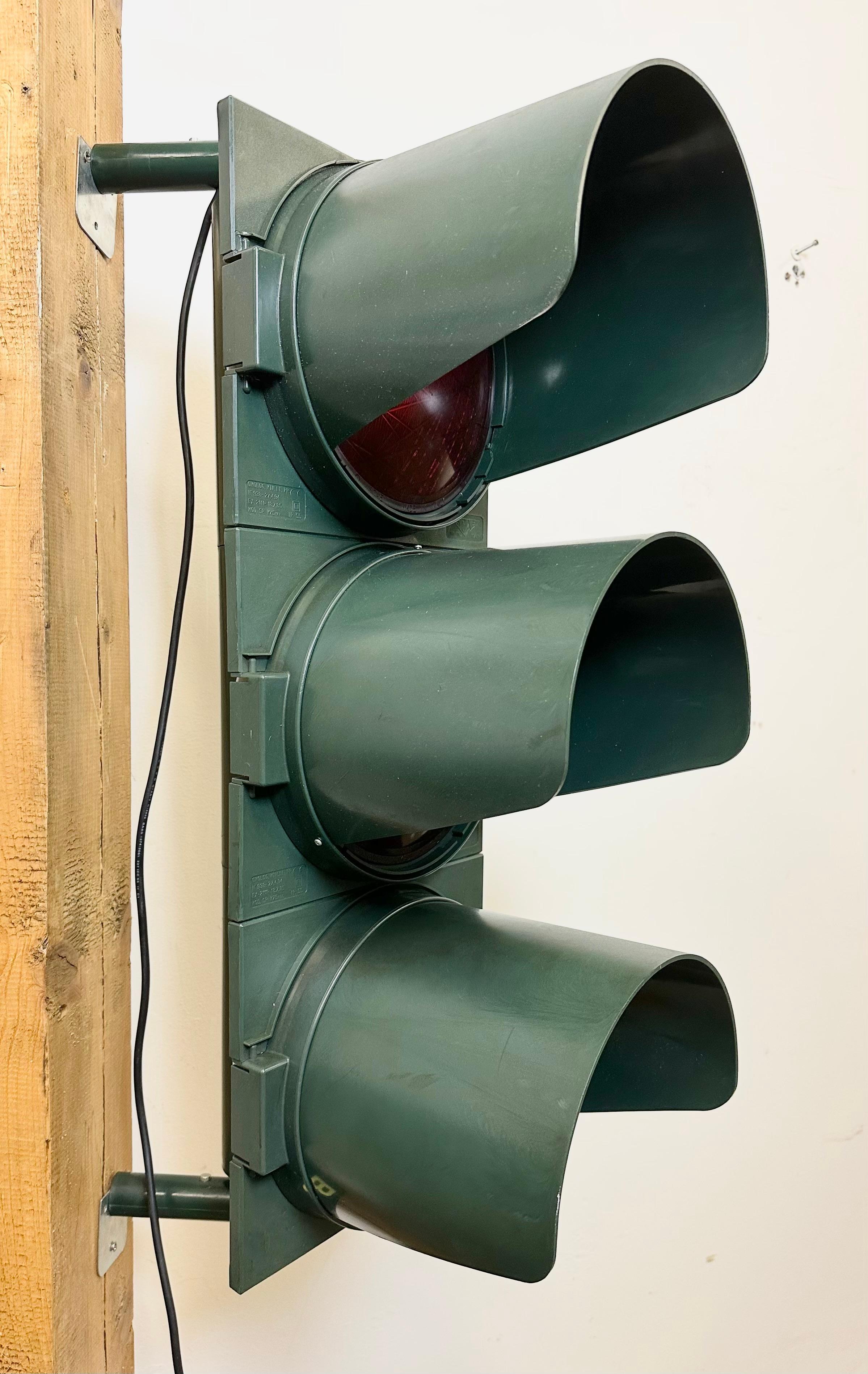 Vintage Green Italian Traffic Lights, 1980s For Sale 10