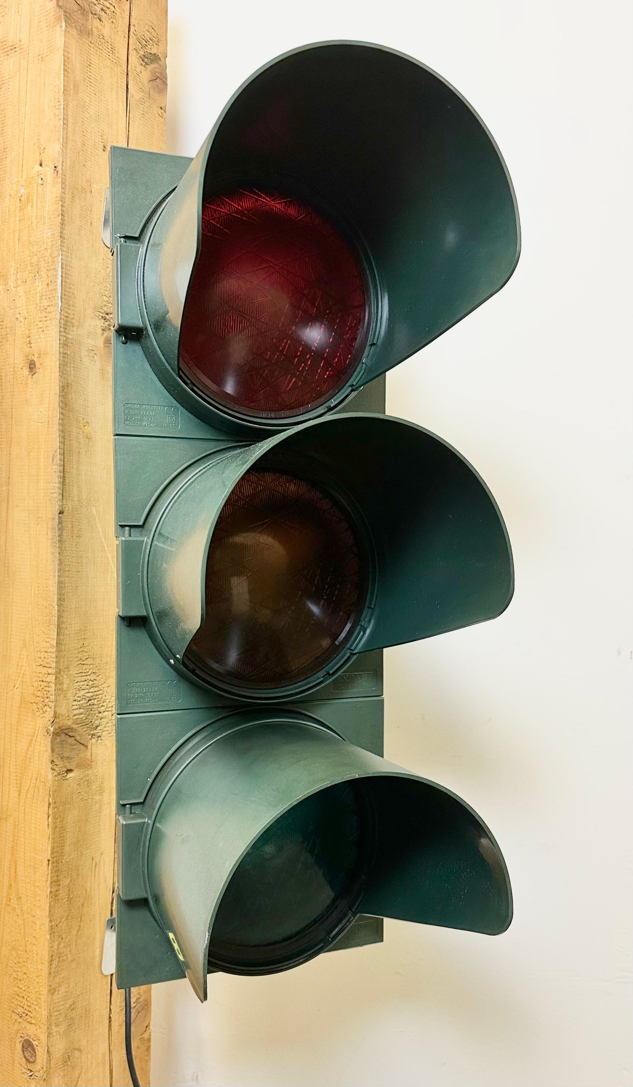 Vintage Green Italian Traffic Lights, 1980s For Sale 11