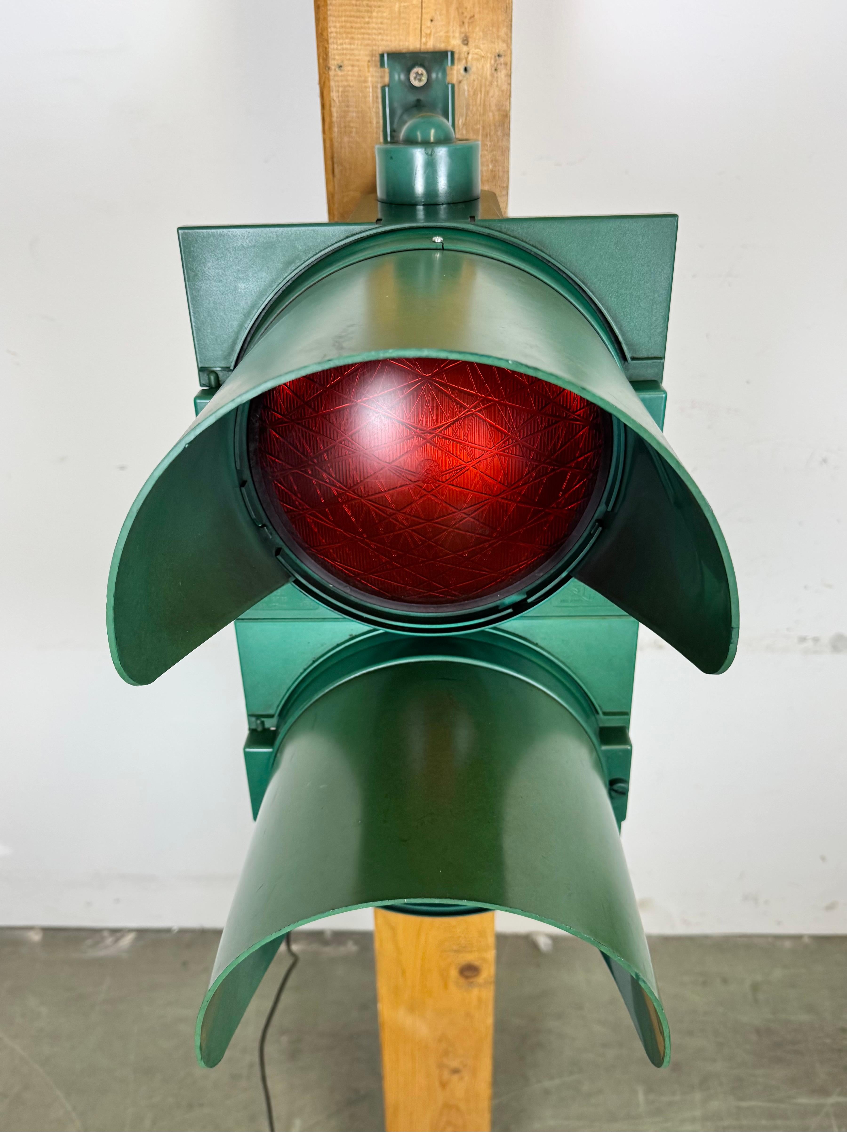 Vintage Green Italian Traffic Lights, 1980s For Sale 13