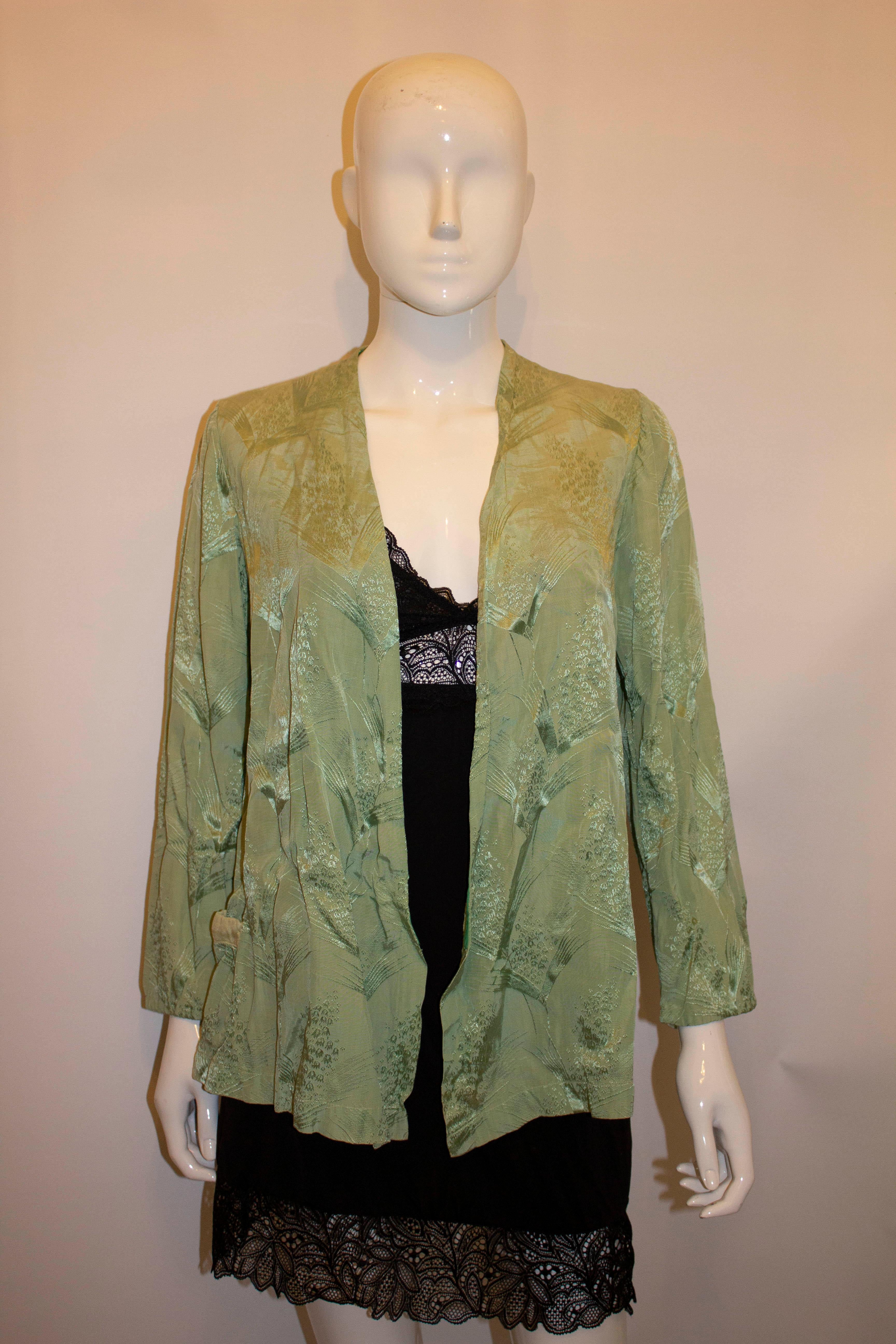 Vintage Green Jacket For Sale 2