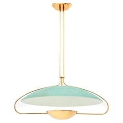 Vintage Green Lamp, Poland, 1980s