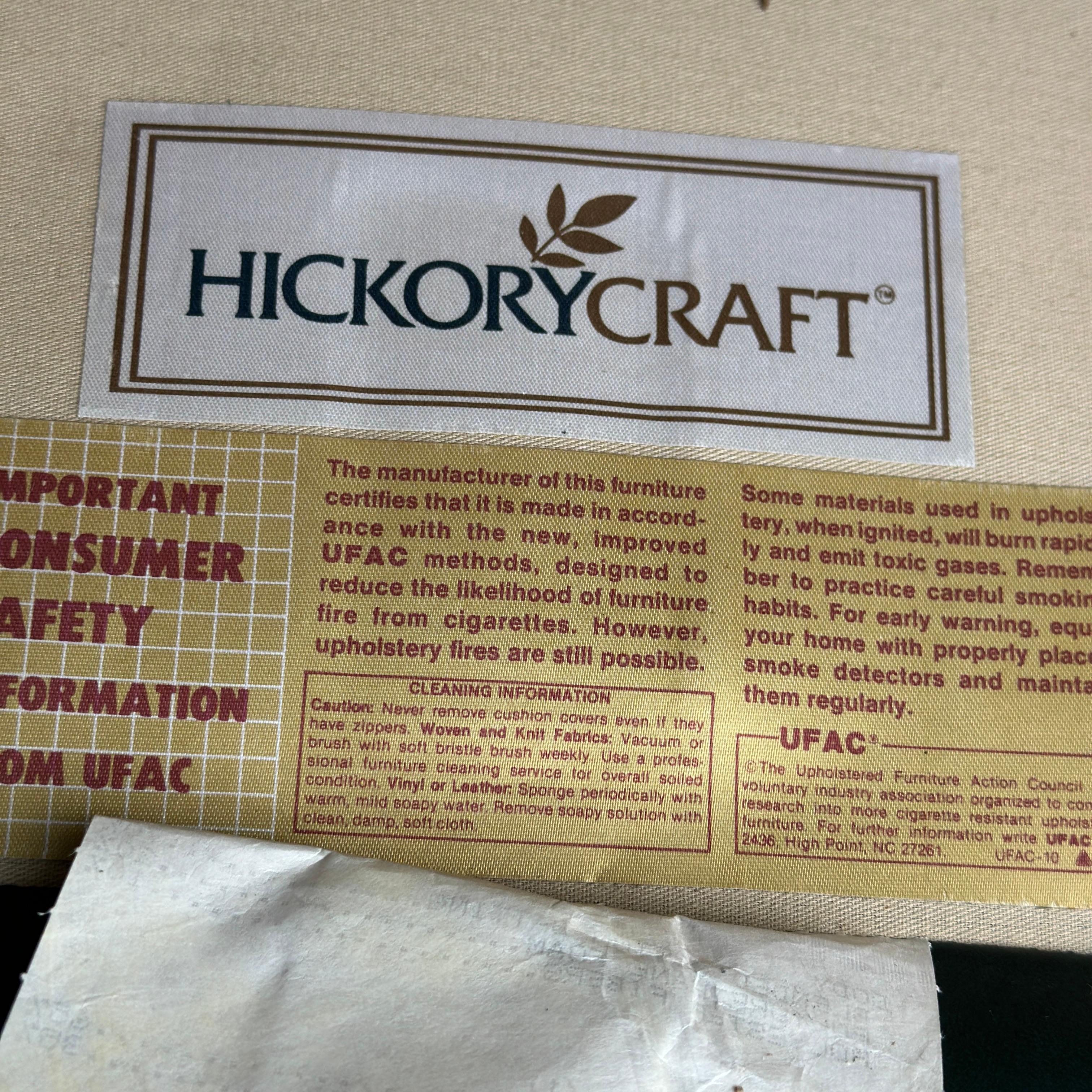 Vintage Green Leather Lounge Chair With Brass Tack Trim by Hickorycraft 4