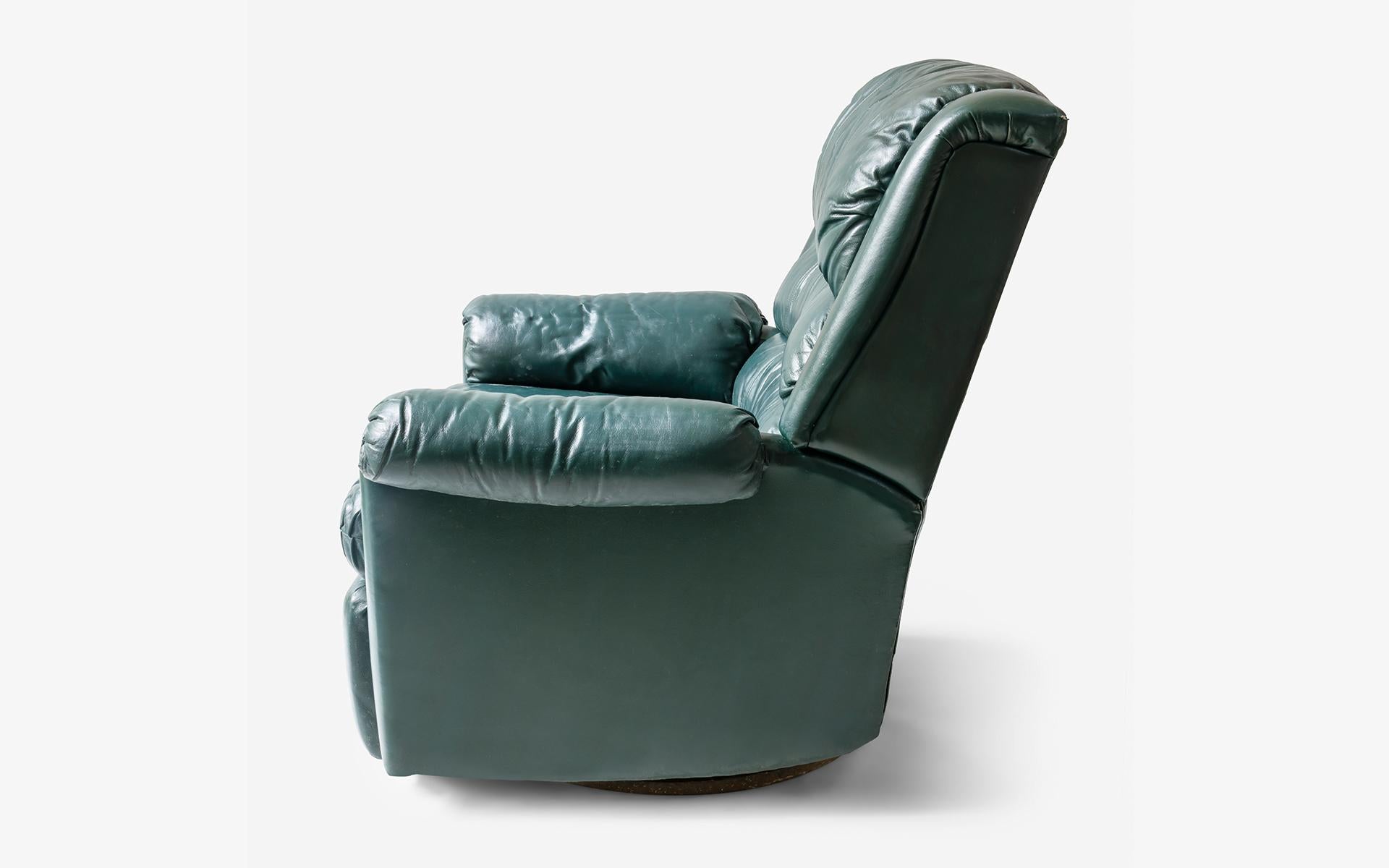 vintage green lazy boy recliner