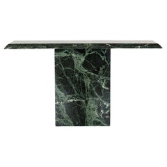 Vintage Green Marble Console Table
