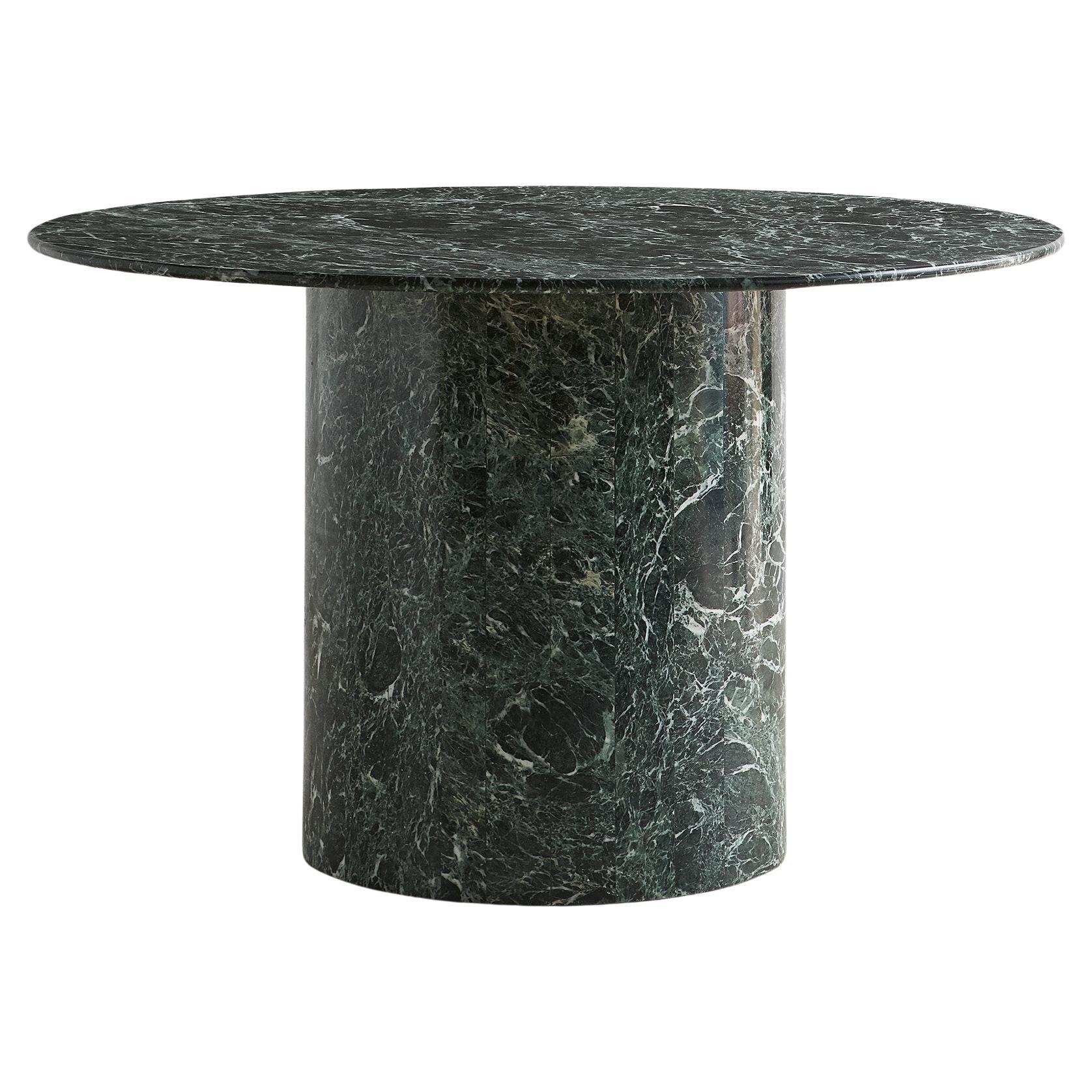 Vintage Green Marble Dining Table For Sale