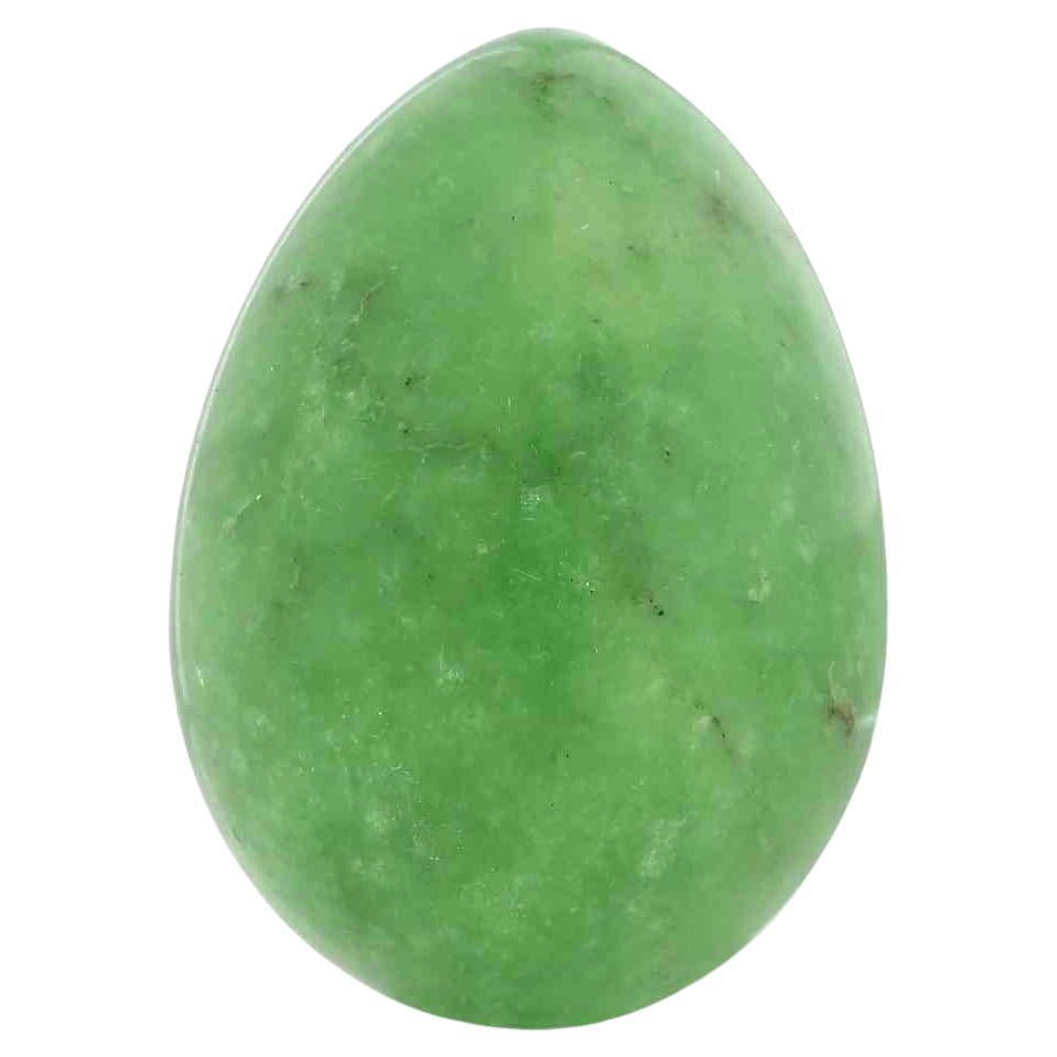 Vintage Briefbeschwerer aus grünem Marmor, 1970er Jahre