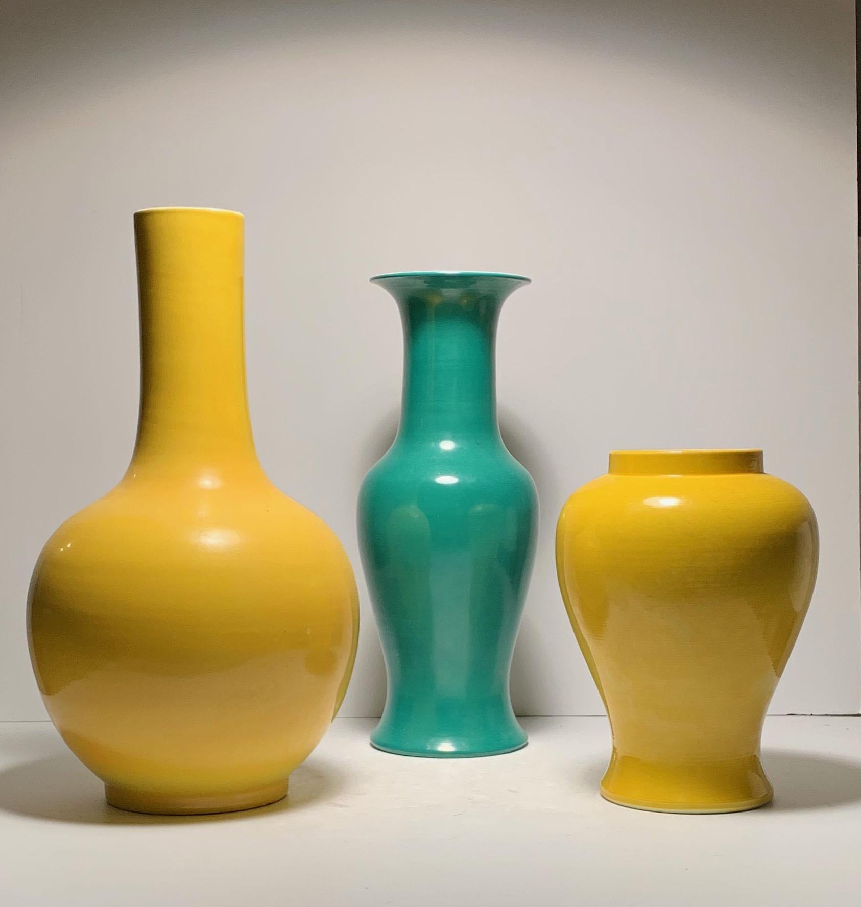 Vintage Grün Mitte des Jahrhunderts Orientalische Keramik Lampe (Unbekannt) im Angebot