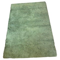 Vintage green rug, Denmark 1960s