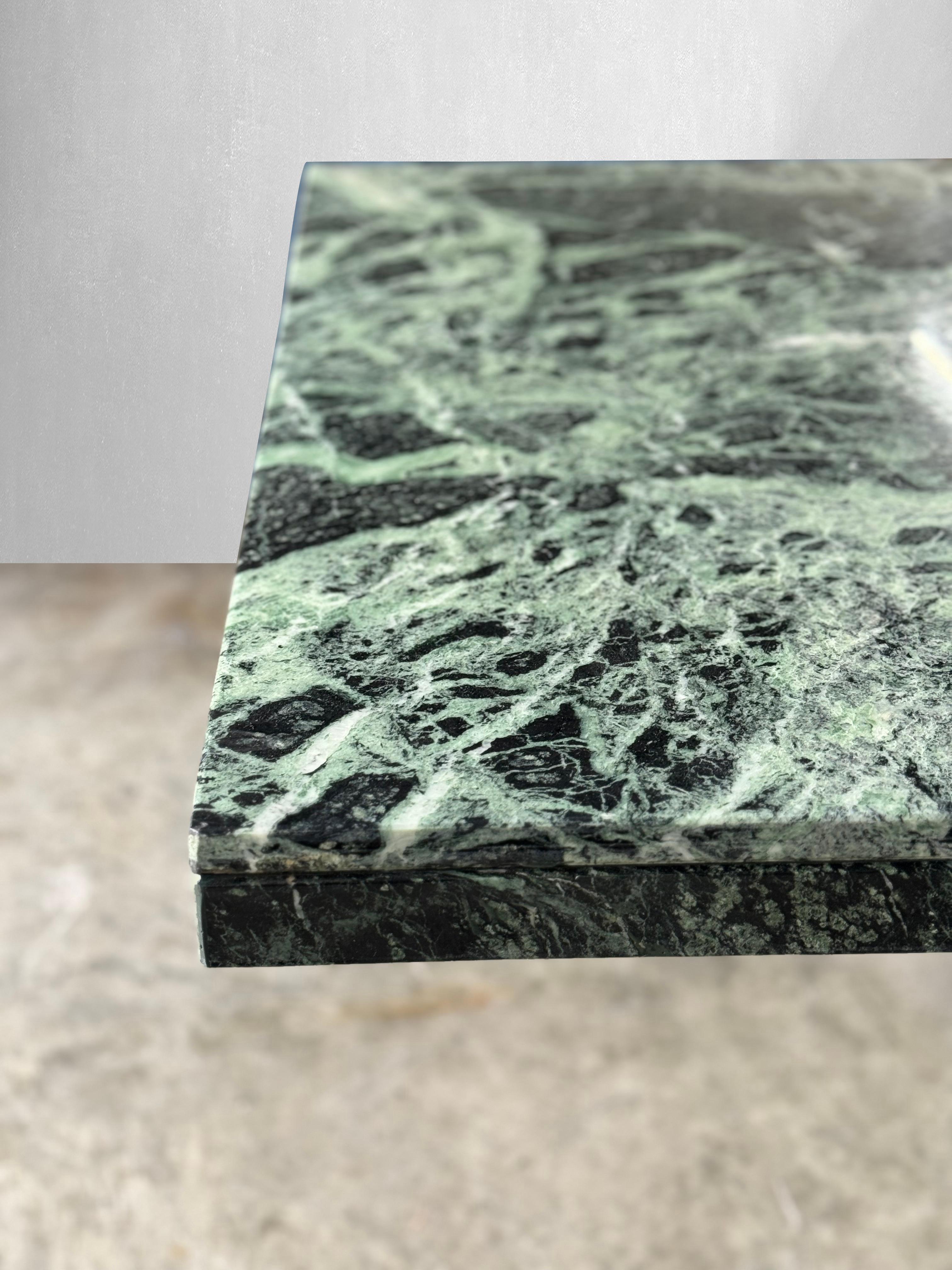 Vintage Green Serpentine Marble Dining Table 1