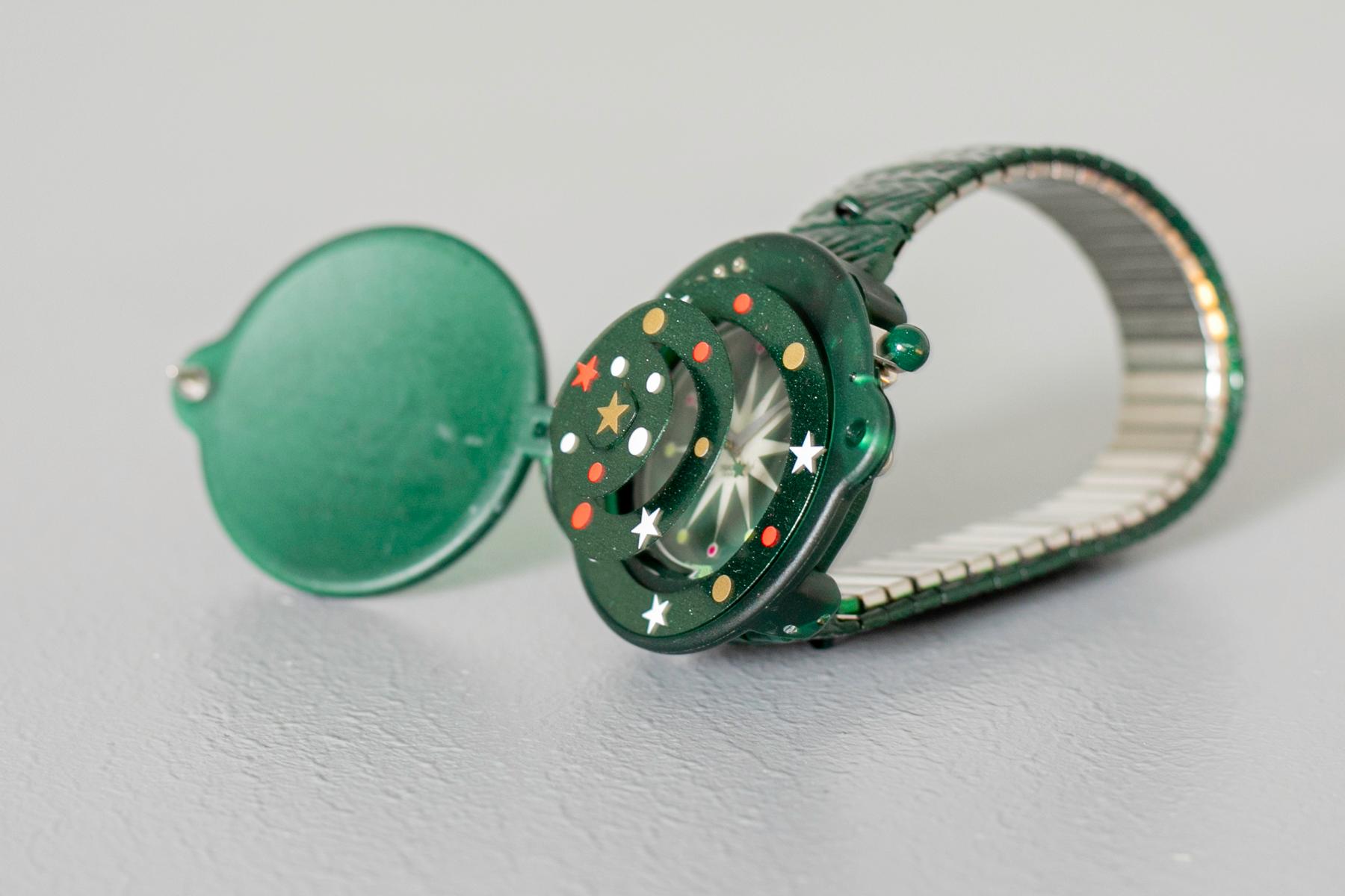 Swatch vintage vert SEASONS GREETING GZ900, 1997 3