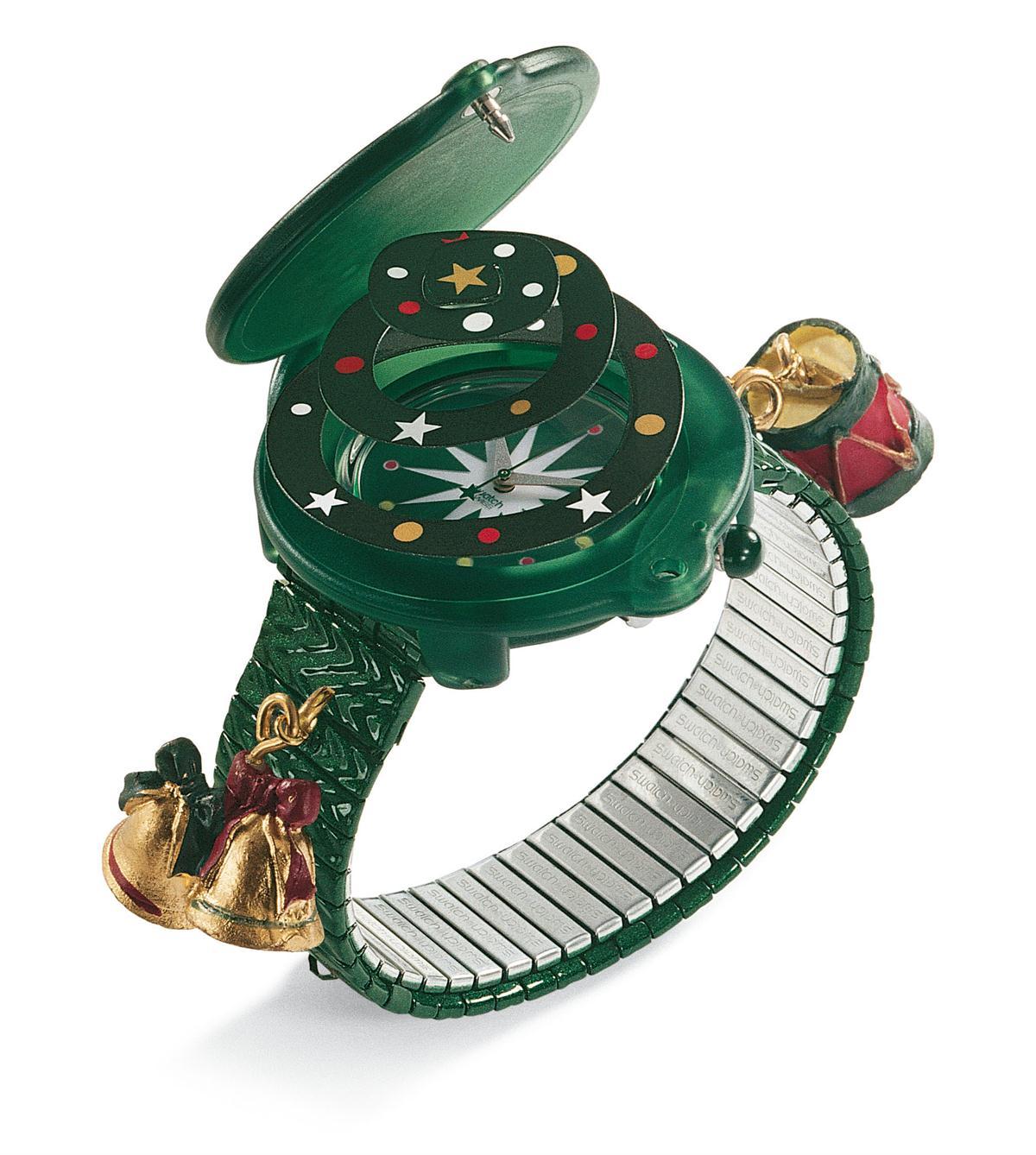Swatch vintage vert SEASONS GREETING GZ900, 1997 4