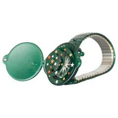 Swatch vintage vert SEASONS GREETING GZ900, 1997