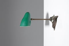 Vintage Green Table Lamp 1950s Cocotte in Style of Pierre Guariche