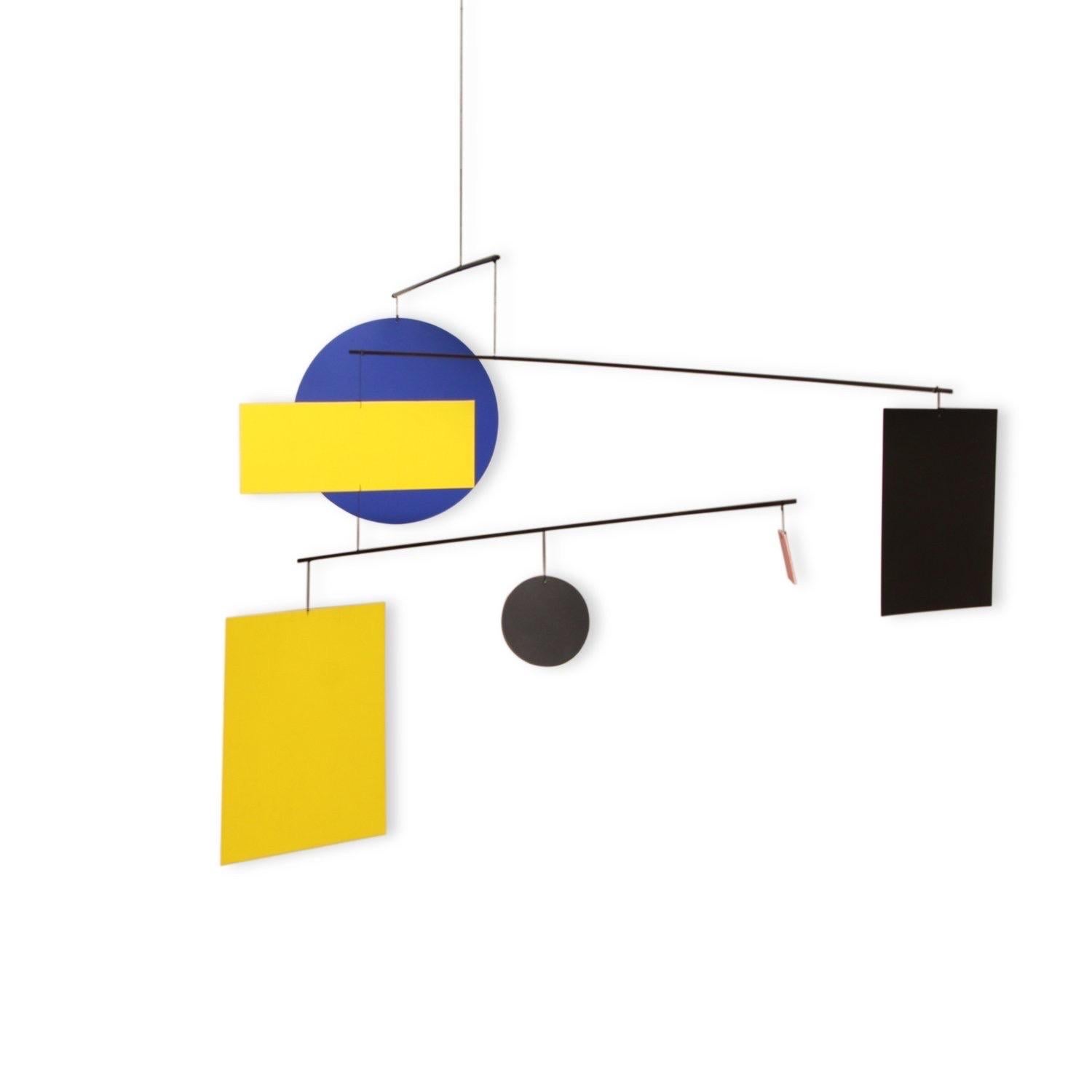 A vintage Greenberg & Kingsley Mondrian mobile.

Dimensions: 39” W x 21” D x 18” H