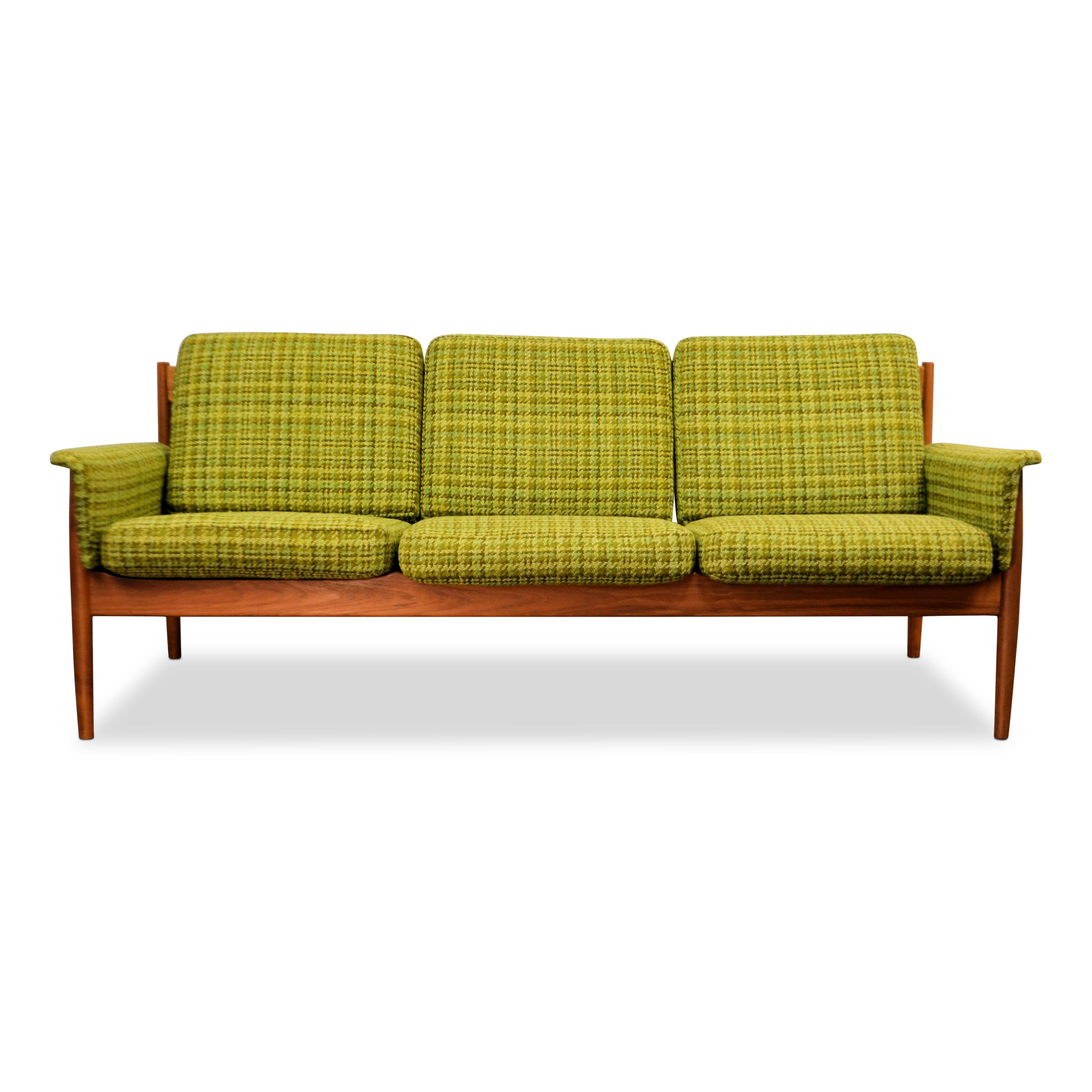 Vintage Grete Jalk Danish Design Teak Sofa Group For Sale 2