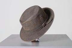 Vintage Grey Felt Hat