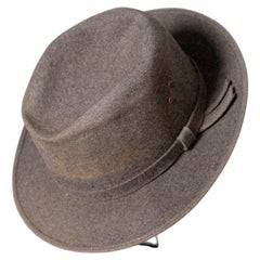 Vintage Grey Felt Hat