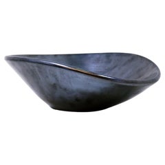 Vintage grey glazed ceramic Decorative Dishes or Vide-Poche