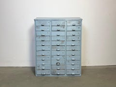 Vintage Grey Industrial Chest of Drawers, 1960s
