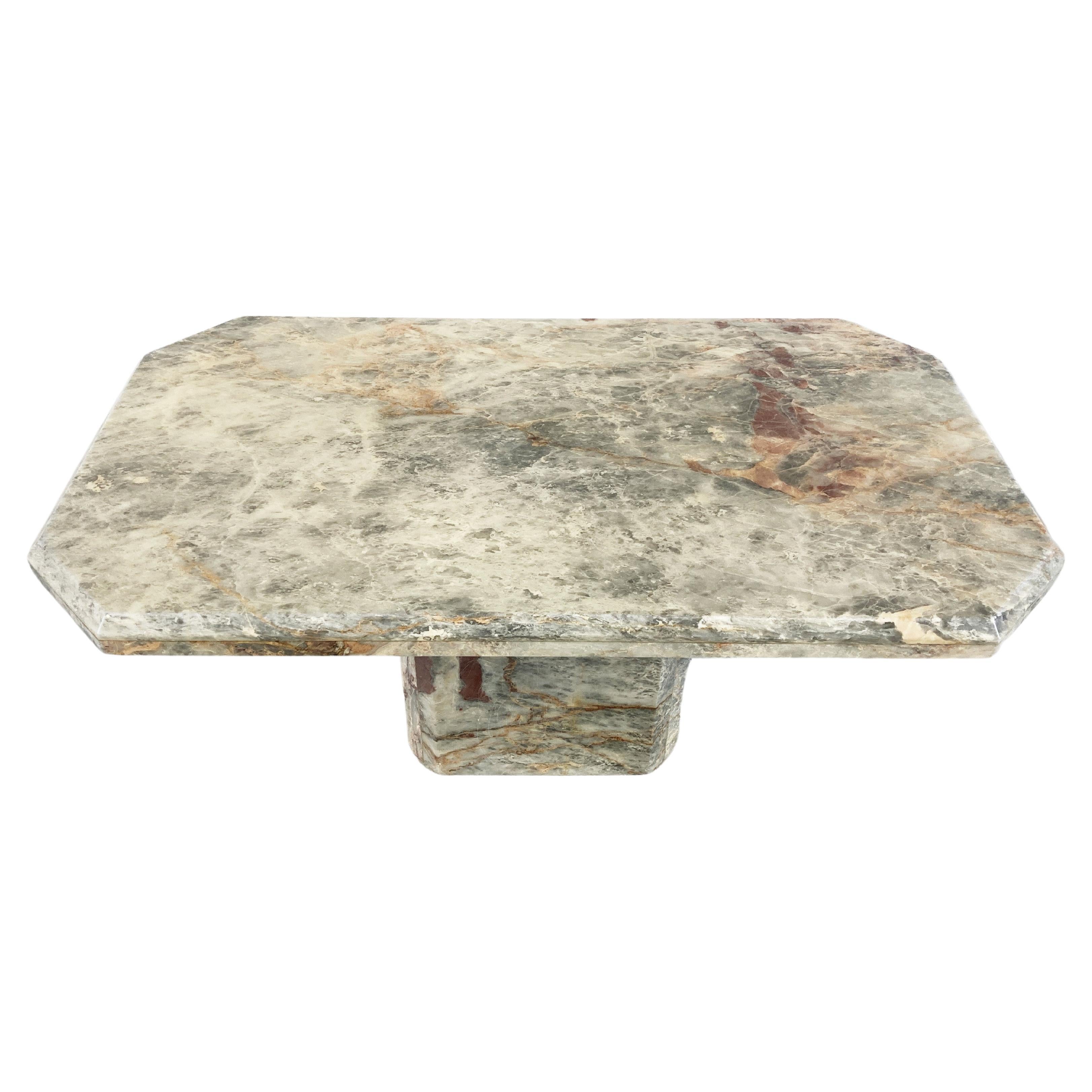 Vintage White Marble Coffee Table, 1970s at 1stDibs white coffee table
