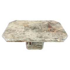 Vintage Grey Marble Coffee Table, 1970s