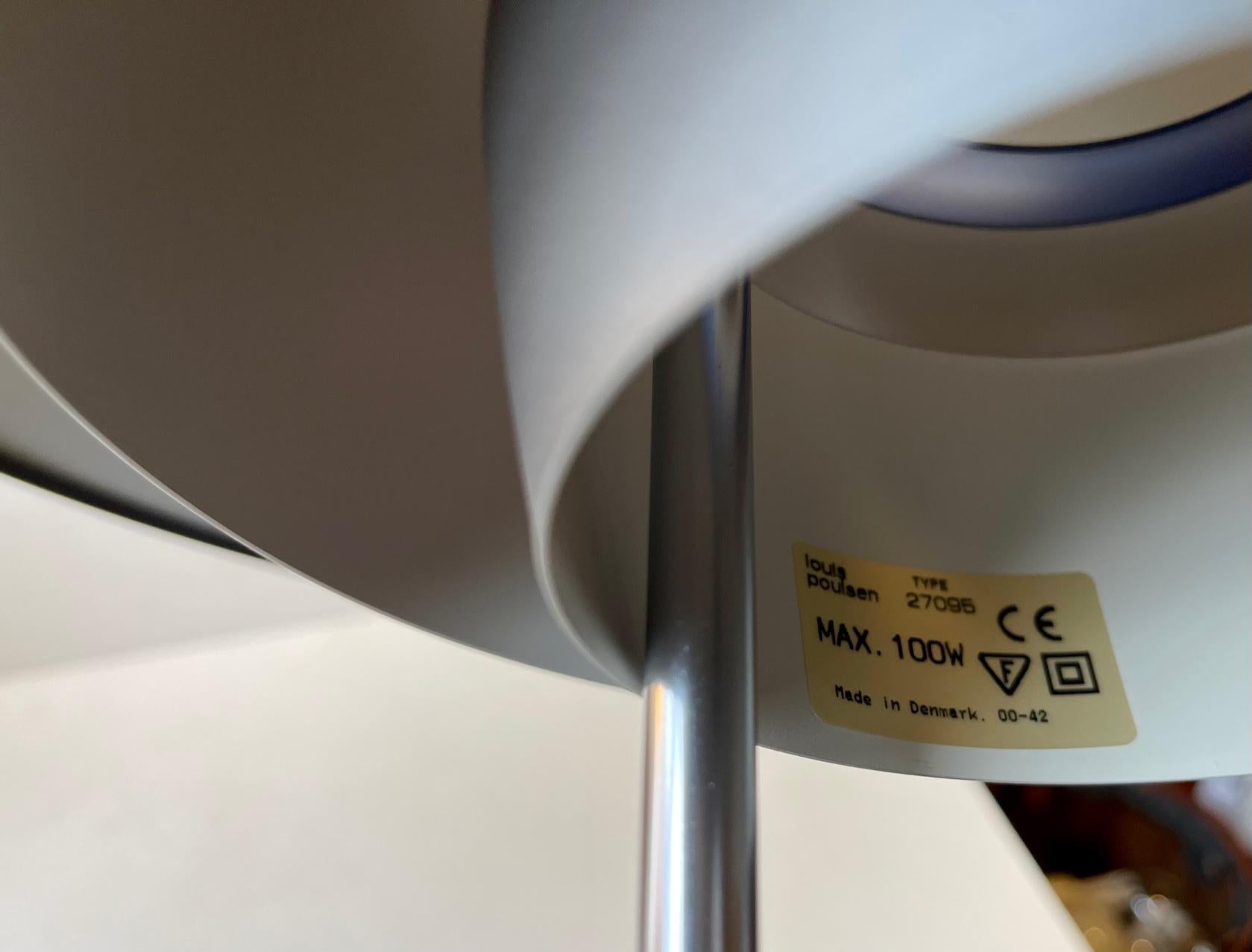 Acier Lampe de bureau vintage PH 5 grise par Poul Henningsen - Louis Poulsen en vente
