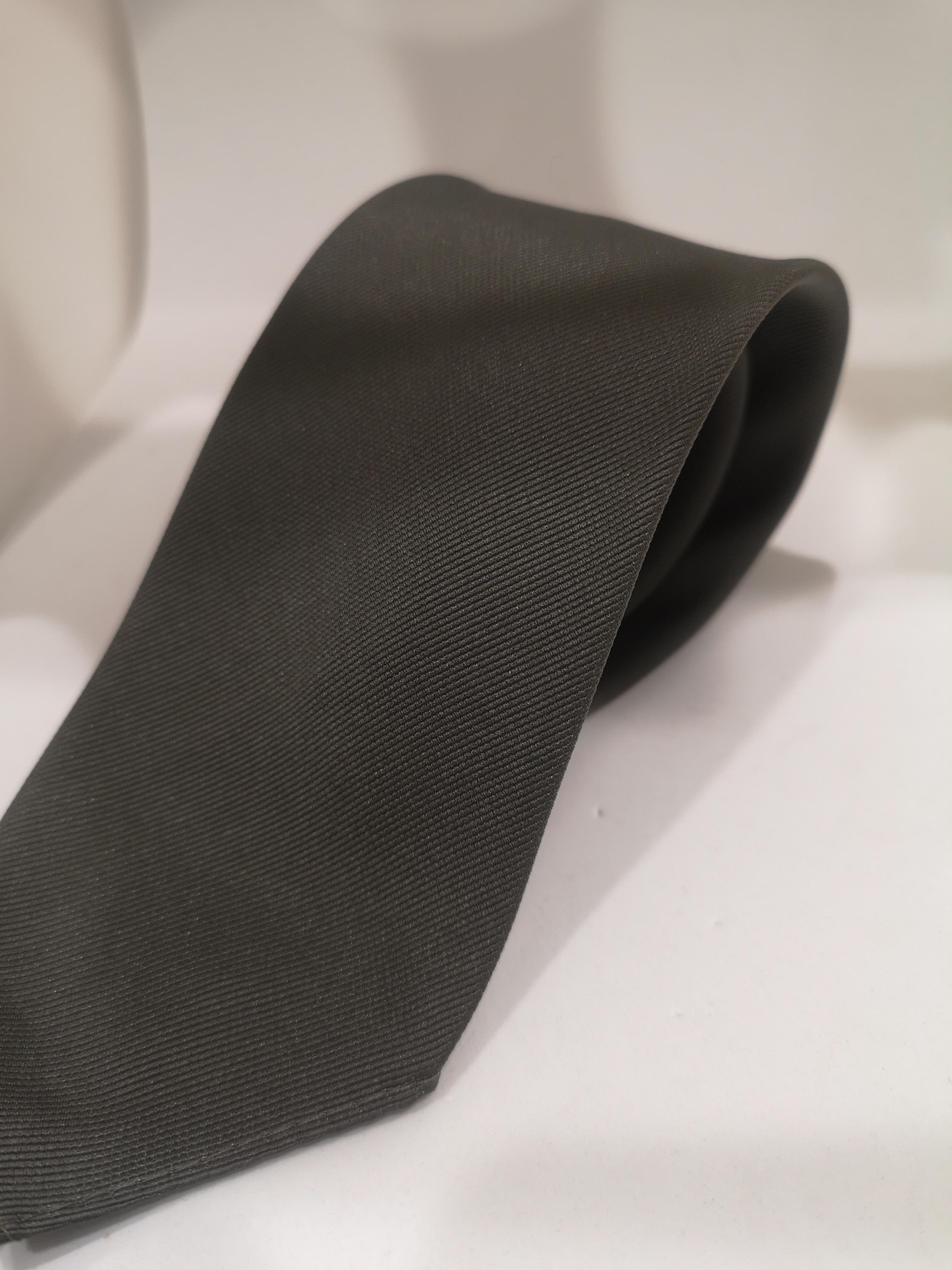 Women's or Men's Vintage grey silk tie