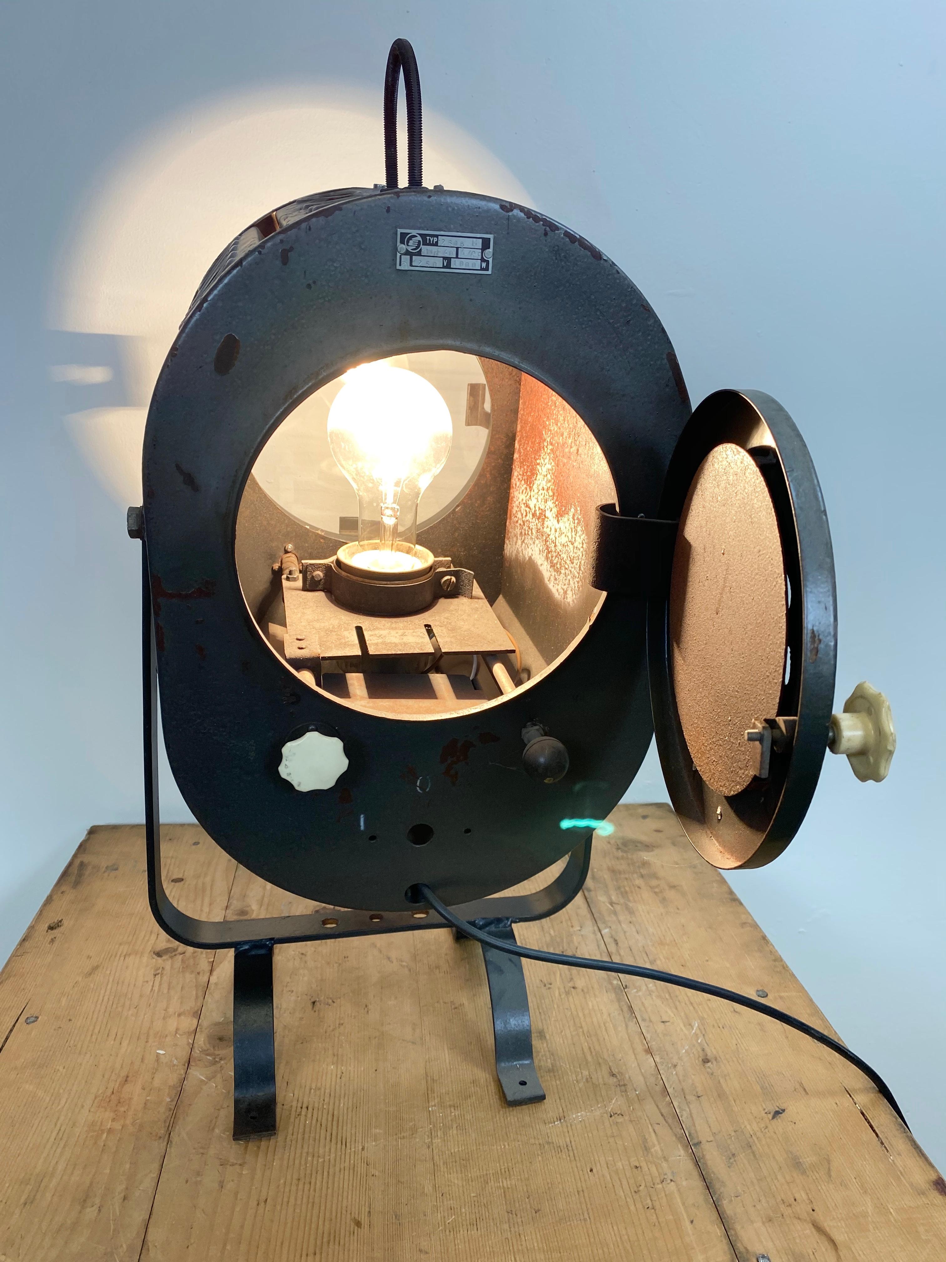 Vintage Grey Theater Spotlight, 1960s 2