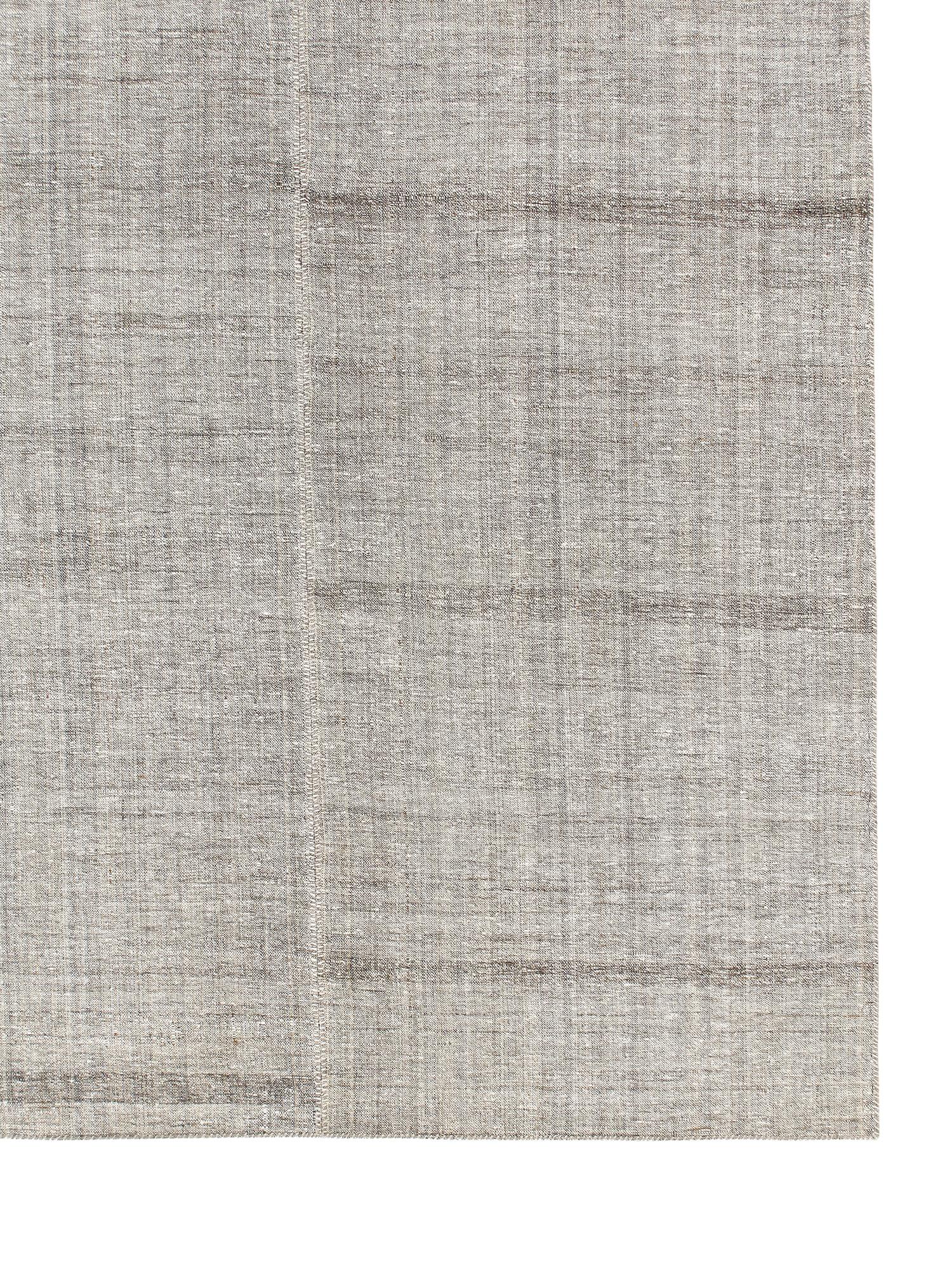Hand-Woven Vintage Grey Toned Pelas Rug  For Sale