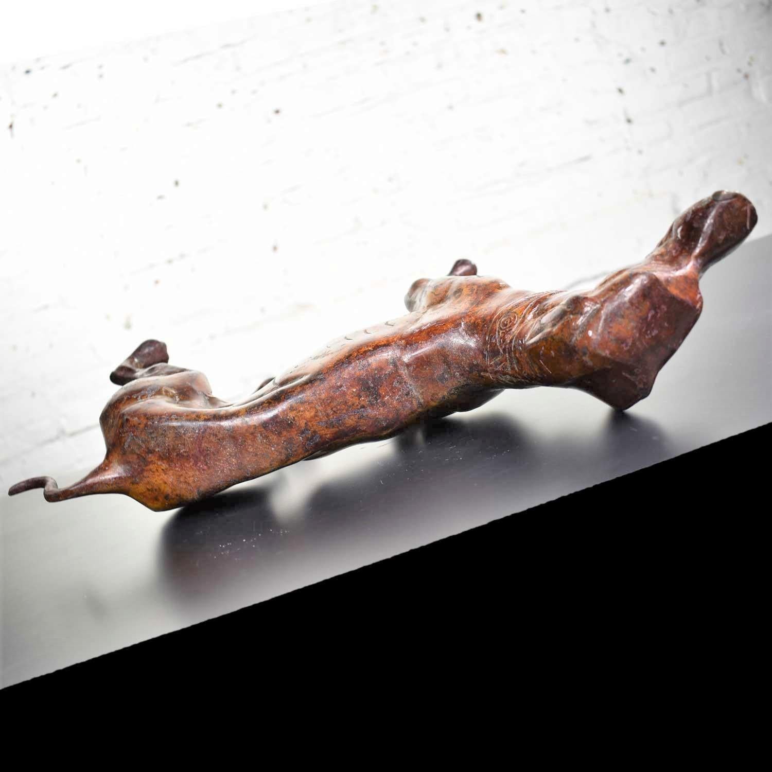Vintage Greyhound or Whippet Bronze Sculpture Medium 5