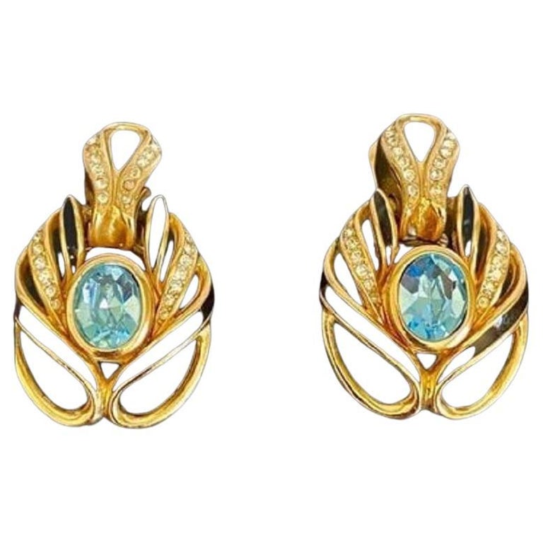 Vintage GROSSÉ DIOR earrings For Sale at 1stDibs