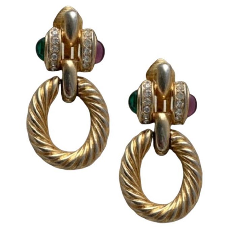 Vintage GROSSÉ/DIOR earrings For Sale at 1stDibs
