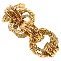 Vintage Grosse Germany Rope Link Bracelet Circa 1967