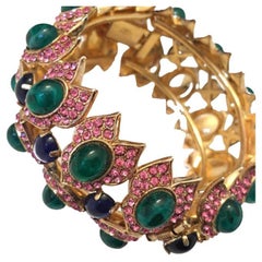 Polsino vintage Grossé Supreme Jewelled Tanjore 1969