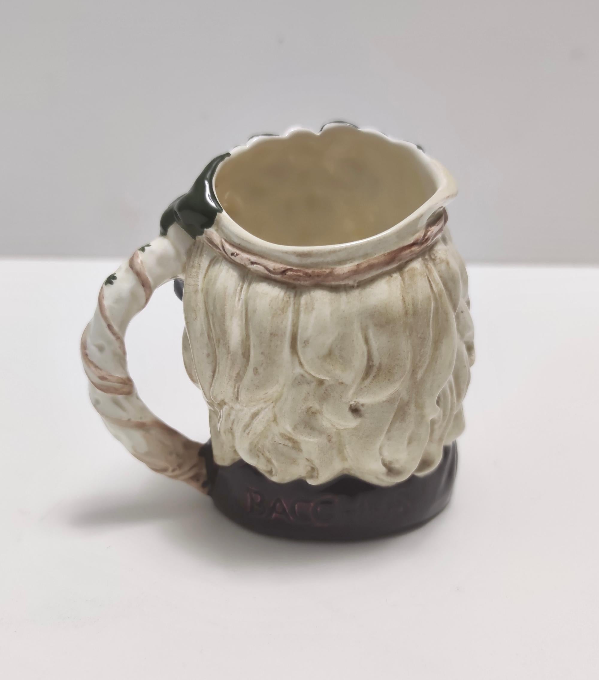 Vintage Grotesque Bacchus-Keramik-Tankard aus Grotesque von Royal Doulton, Vereinigtes Königreich 1958 (Mitte des 20. Jahrhunderts) im Angebot
