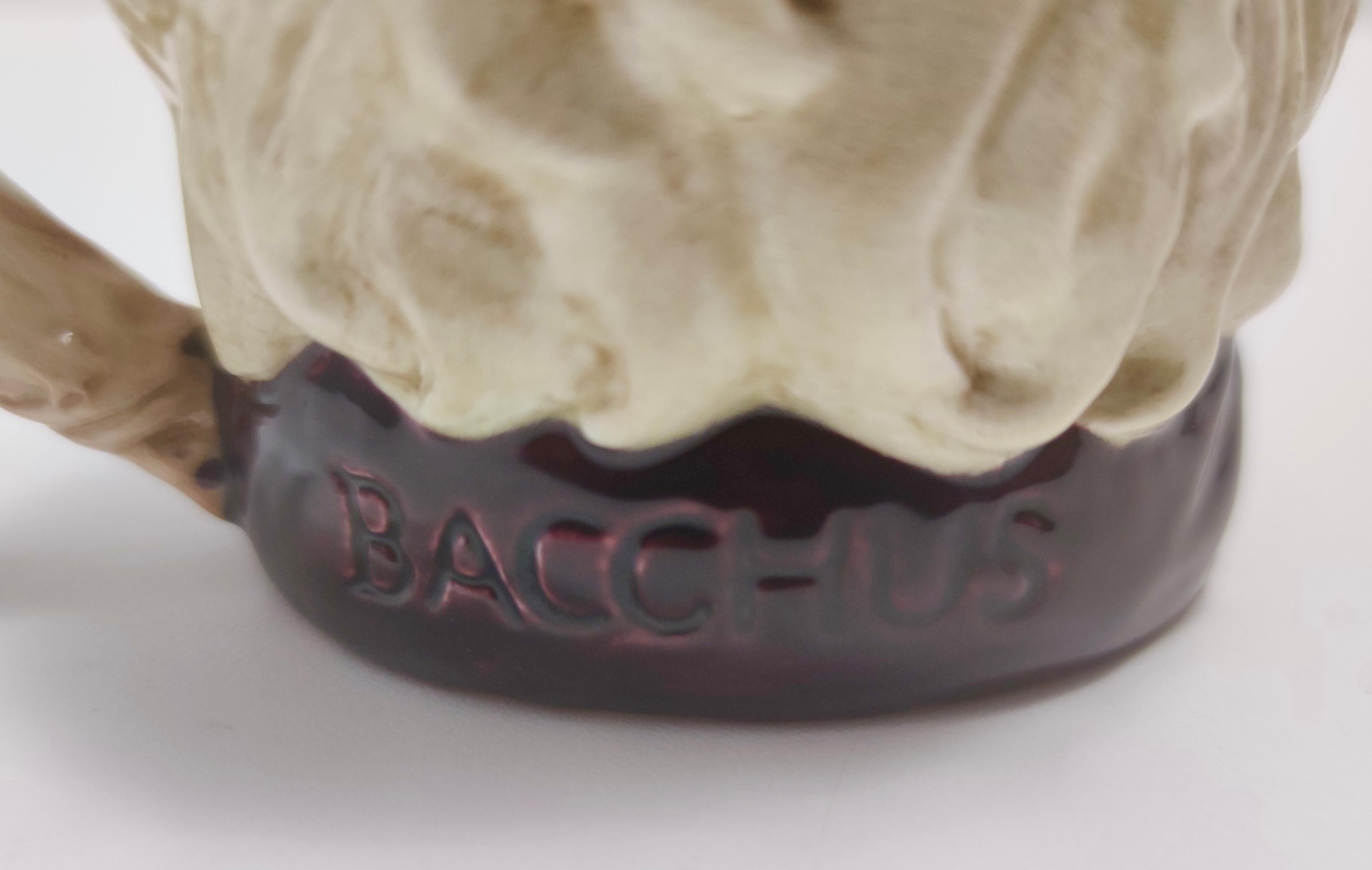 Boccale vintage in ceramica Grotesque Bacchus di Royal Doulton, Regno Unito 1958 1
