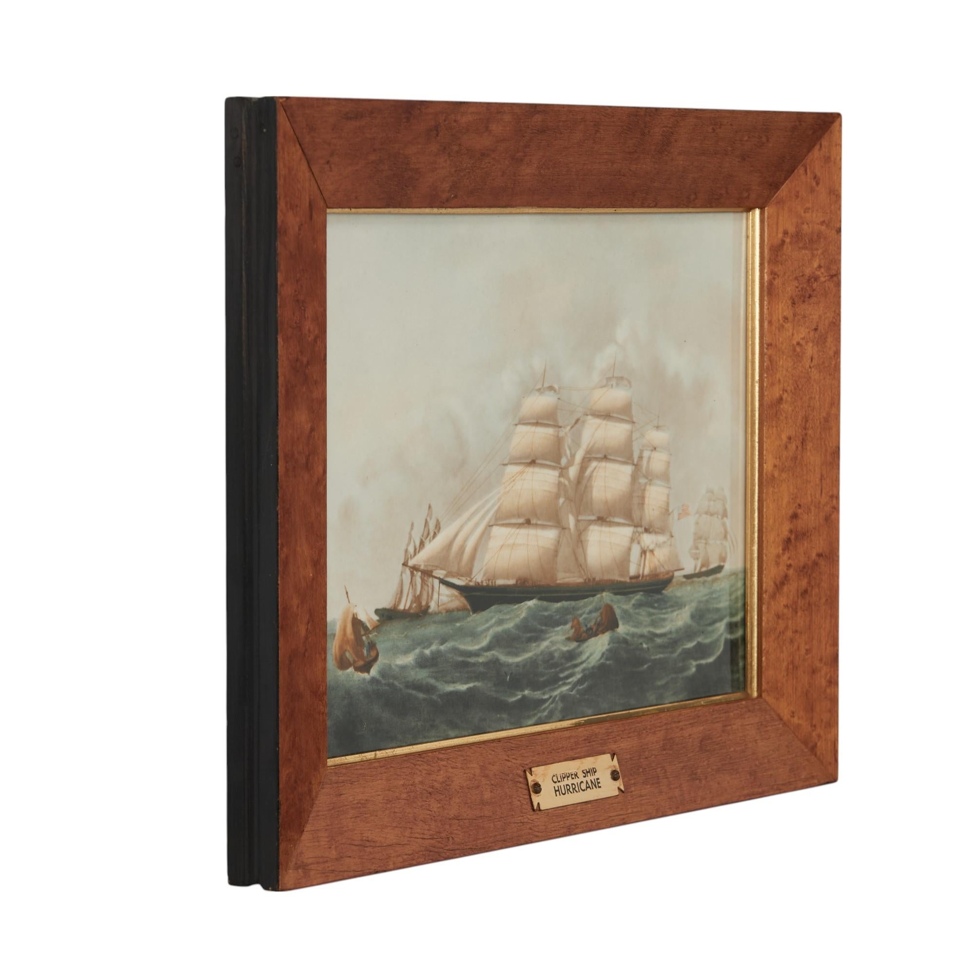 Gruppo vintage di cinque targhe per navi da crociera con cornice di Wedgewood Porcelain in vendita 7