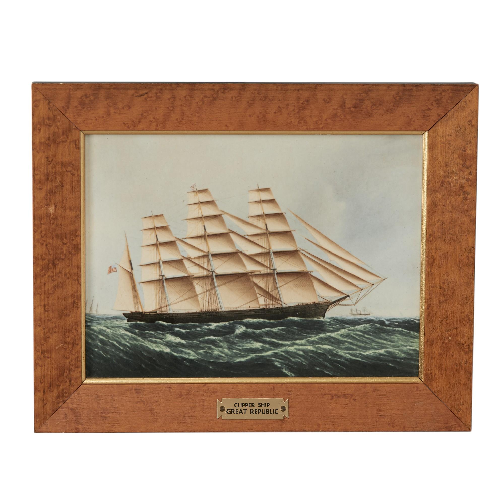 Gruppo vintage di cinque targhe per navi da crociera con cornice di Wedgewood Porcelain in vendita 9