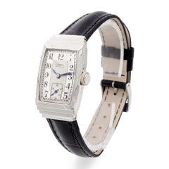 Vintage Gruen Precision 14K White Gold Rectangular Hand Wind Men’s Watch