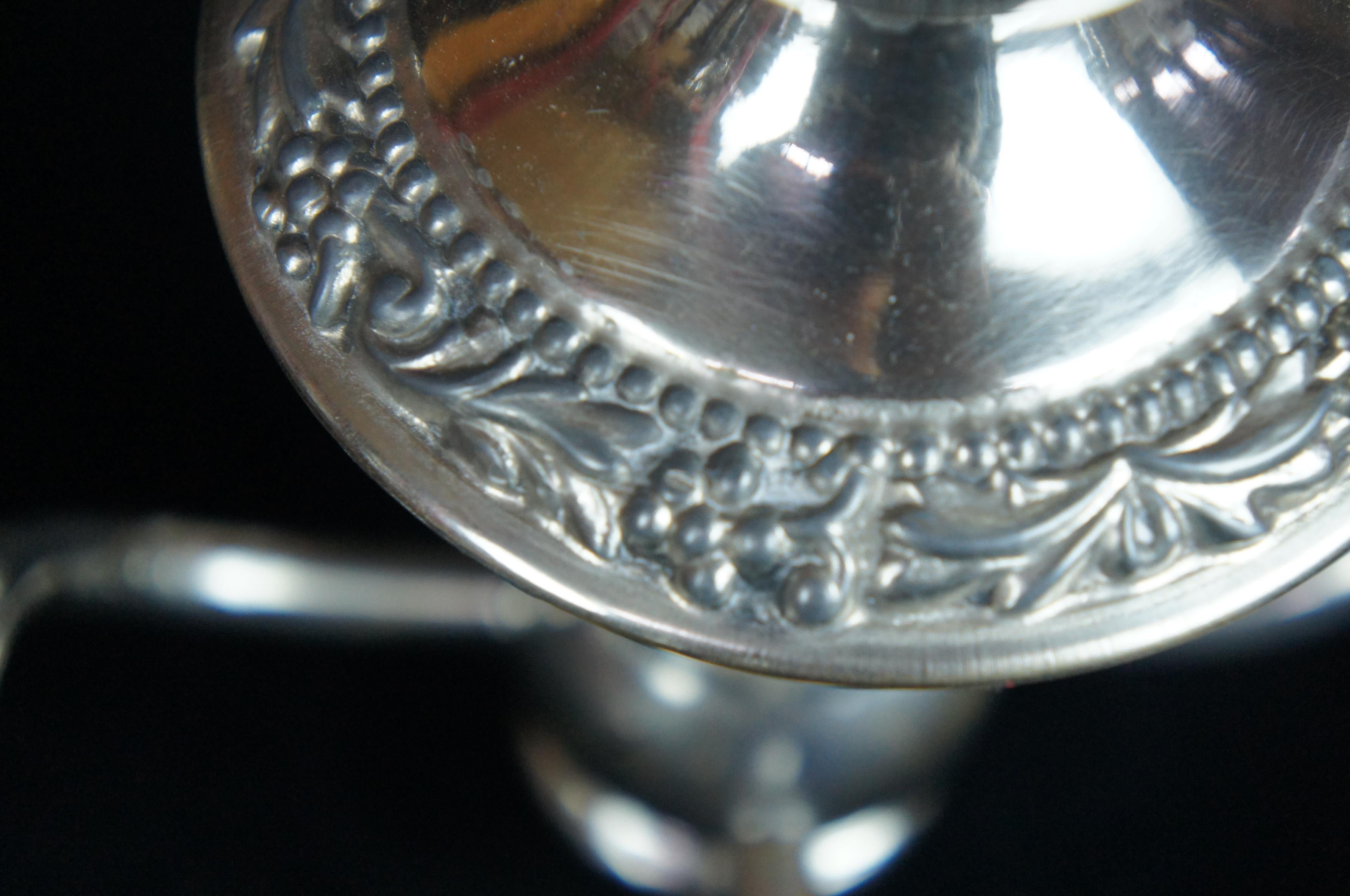 Vintage GSC 5 Arm Goldfeder Silver Plated Candelabra Candle Holder Candlestick 3