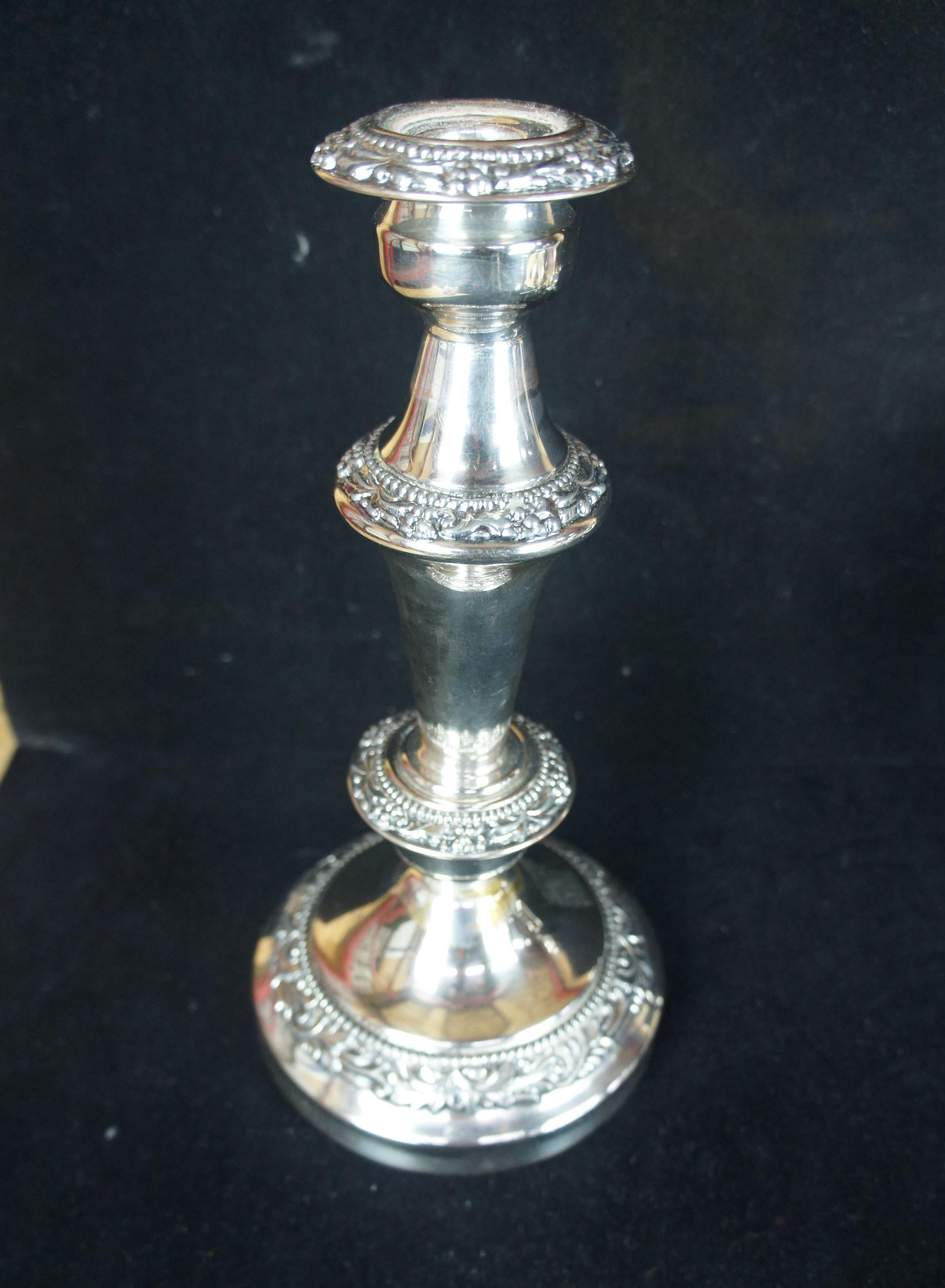 silver plated candelabra 5 arm