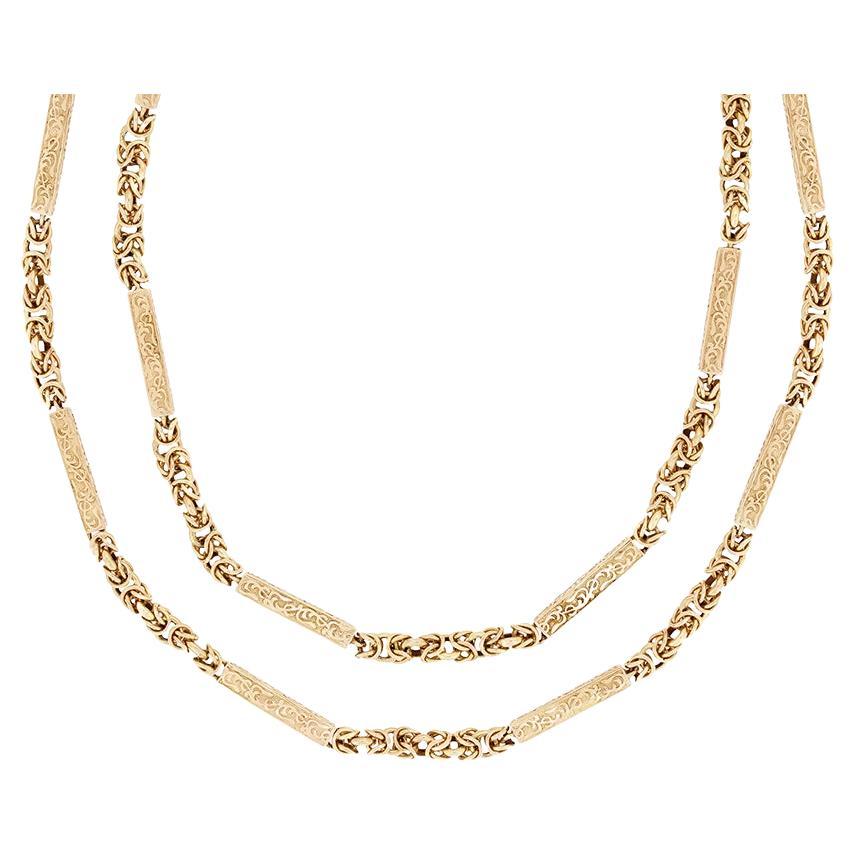 Vintage Guard Chain Necklace, c.1970s