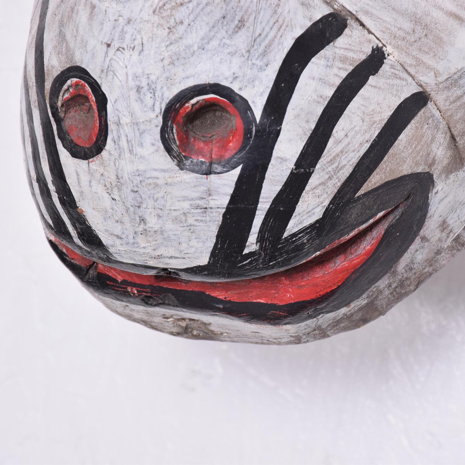 Wood Vintage Guatemalan Folk Art Monkey Dance Mask