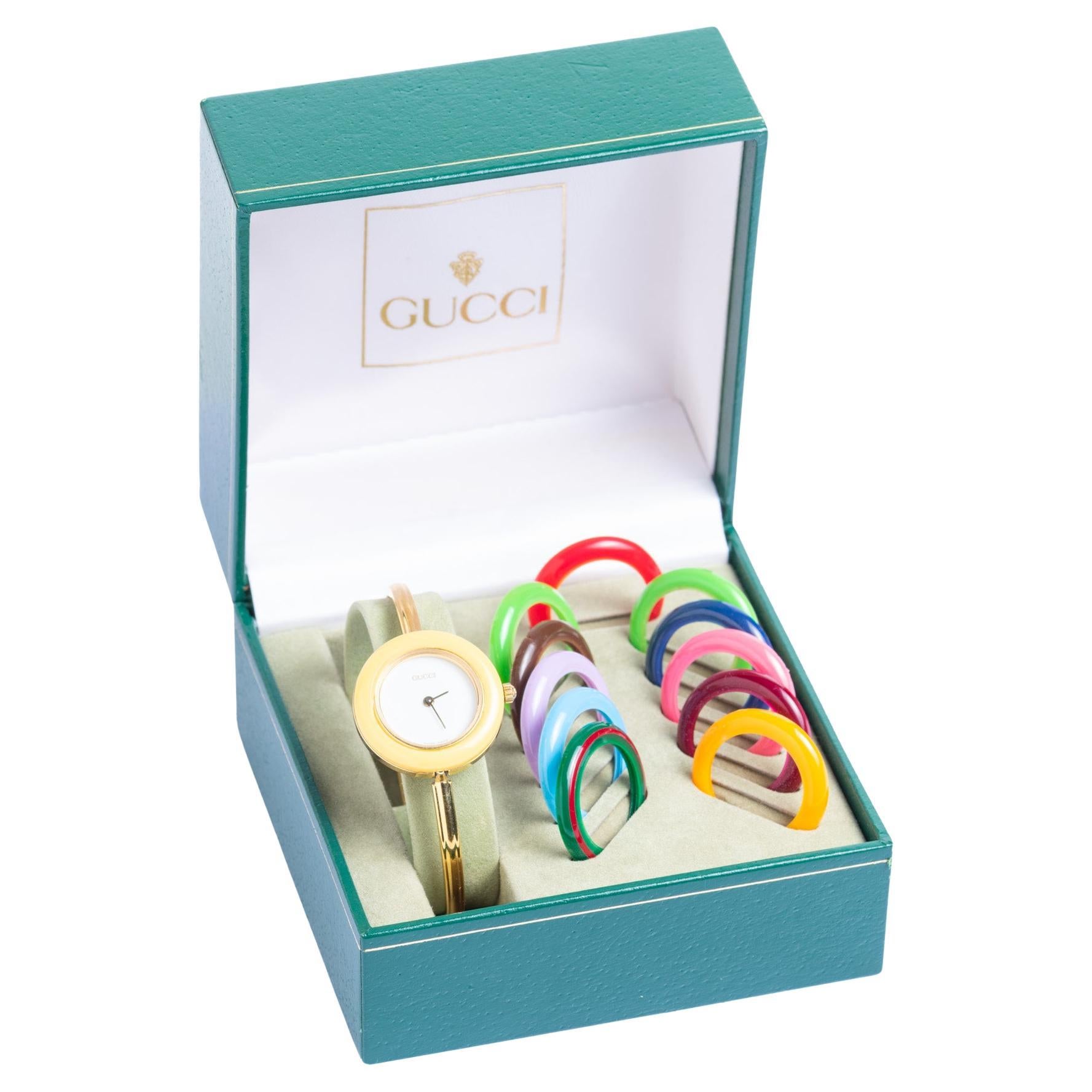 Vintage Gucci 11/12 Interchangeable Bezel Ladies Watch