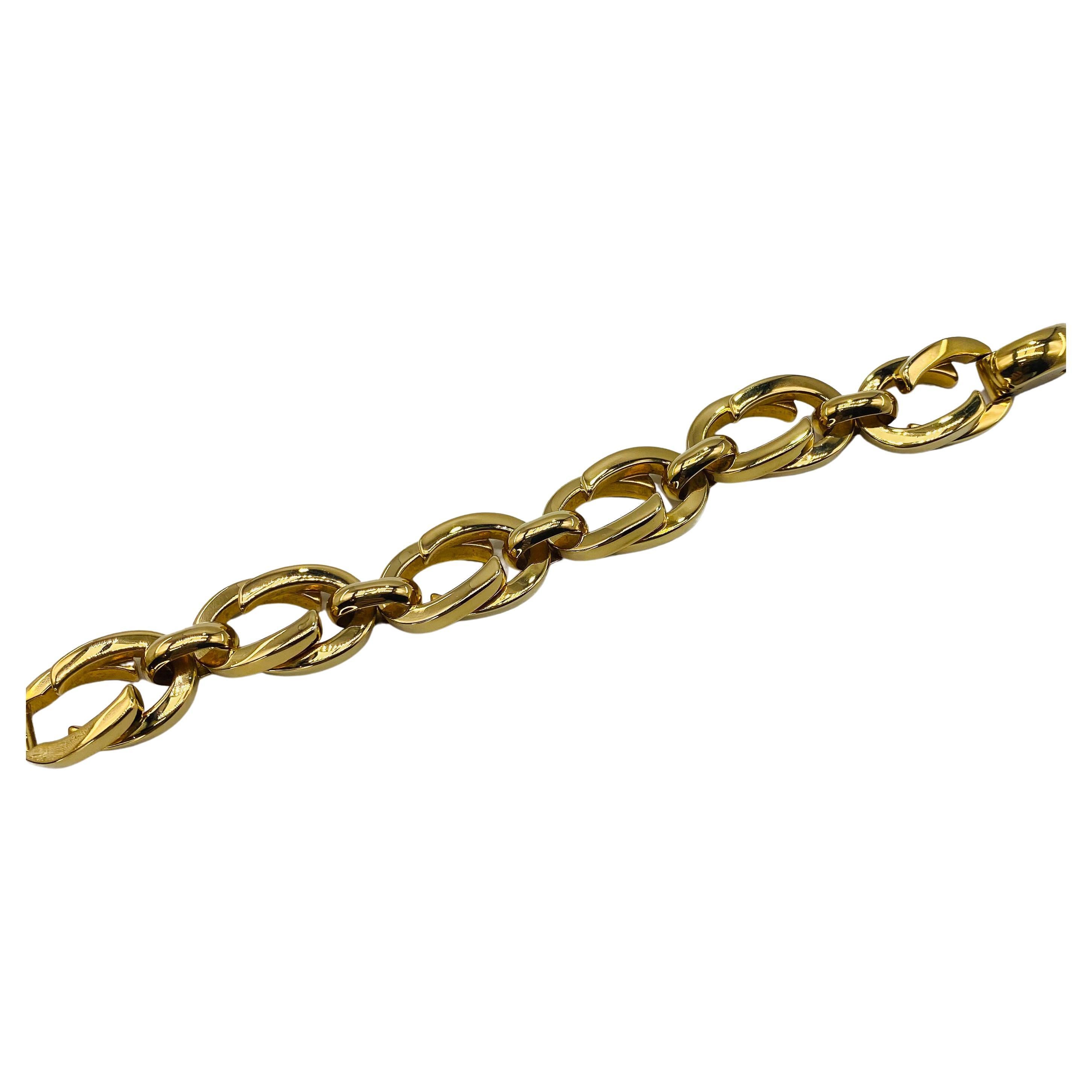 Vintage Gucci 1990s Gold Plated Bracelet - 1992 Collection