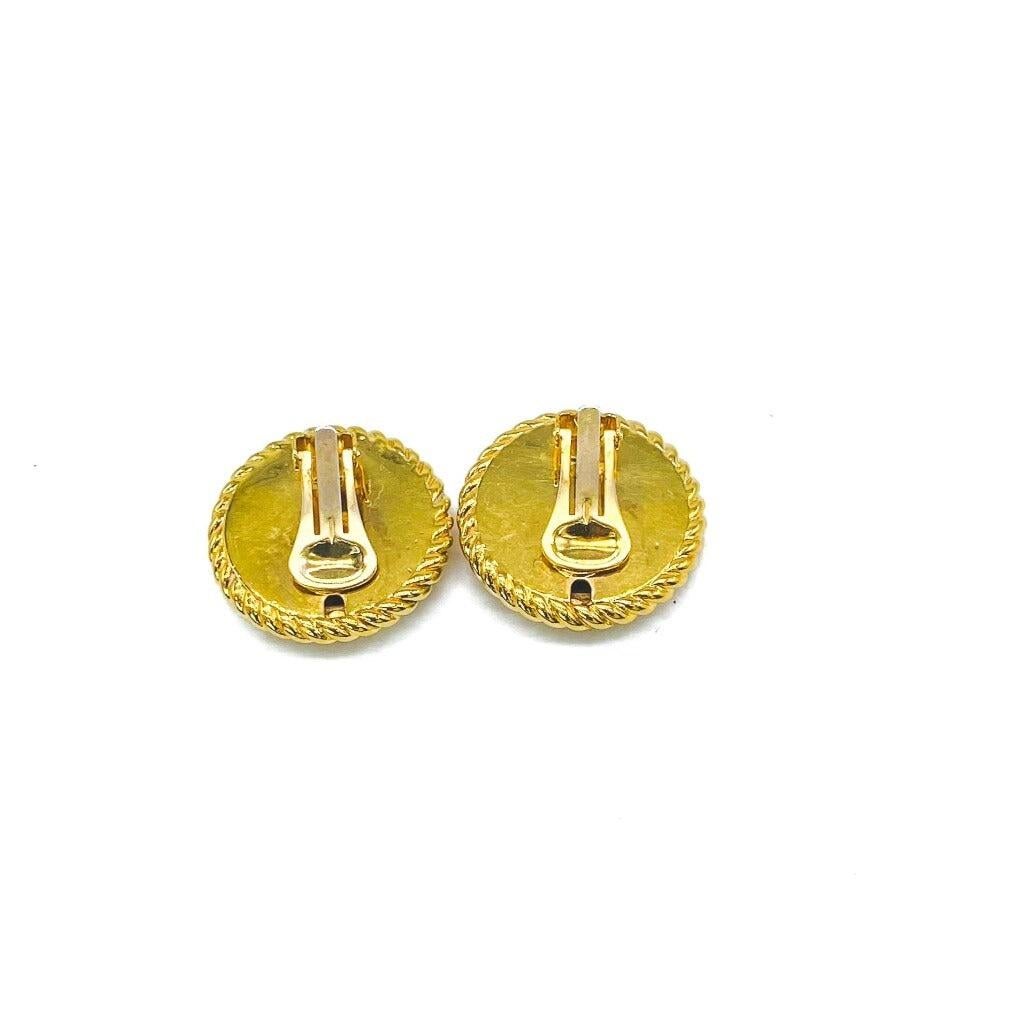 Vintage Gucci 1990s Clip On Earrings For Sale 1