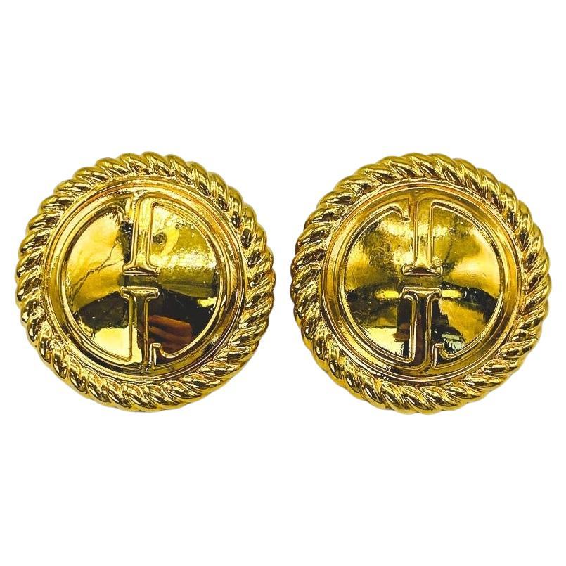 Vintage Gucci 1990s Clip On Earrings For Sale