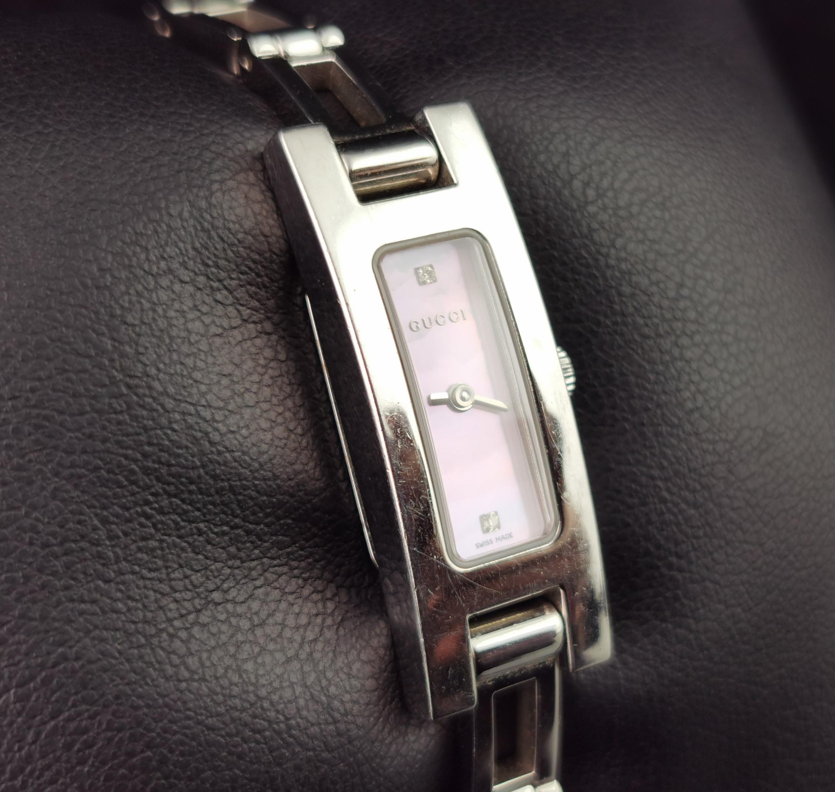gucci 3900l diamond watch